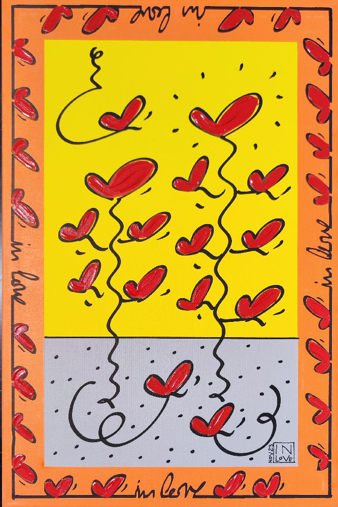 Sans titre (jaune et orange), 2023